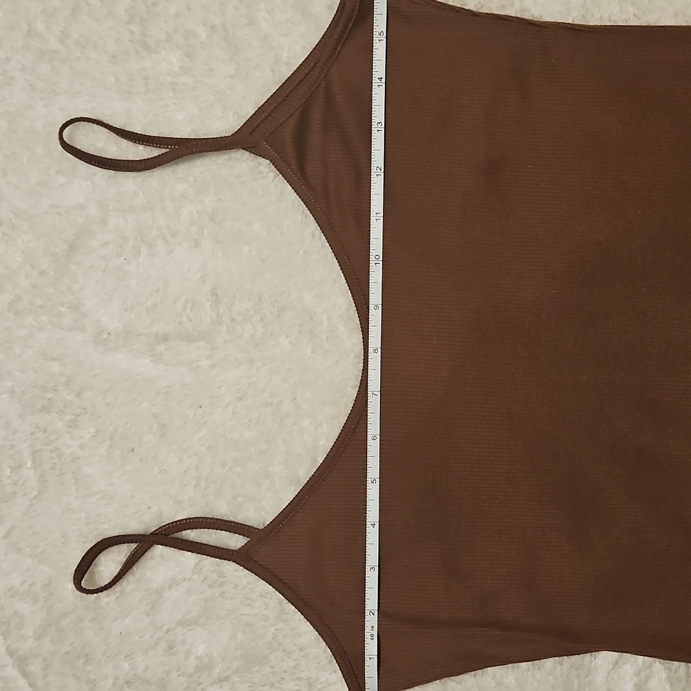 NEW Sinsay Brown Sleeveless Summer Dress Size S Casual Resortwear Minimalist - Picture 13 of 15